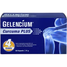 GELENCIUM Curcuma Plus lielas devas ar C vitamīnu, 60 kapsulas