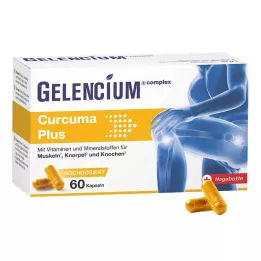 GELENCIUM Curcuma Plus lielas devas ar C vitamīnu, 60 kapsulas