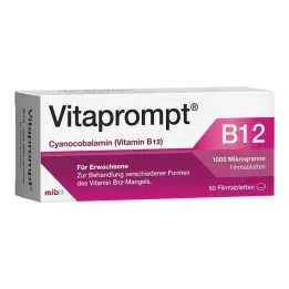 VITAPROMPT 1000 mikrogramu apvalkotās tabletes, 50 gab