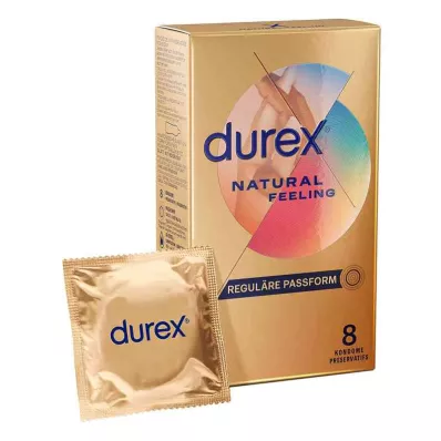 DUREX Prezervatīvi Natural Feeling, 8 gab DUREX Prezervatīvi Natural Feeling, 8 gab