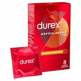 DUREX Sensitive XXL prezervatīvi, 8 gab