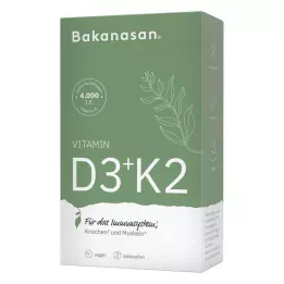 BAKANASAN D3+K2 vitamīna kapsulas, 60 kapsulas