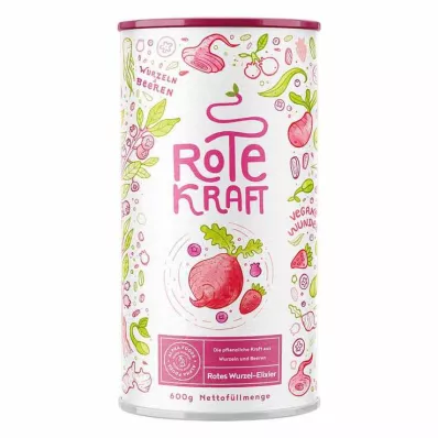 ROTE KRAFT Kurkuma+Maca+Acai+Proteīns vegāns pulveris, 600 g