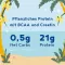Vegan Muscle Protein Vaniļas proteīns + kreatīna pulveris (600 g)