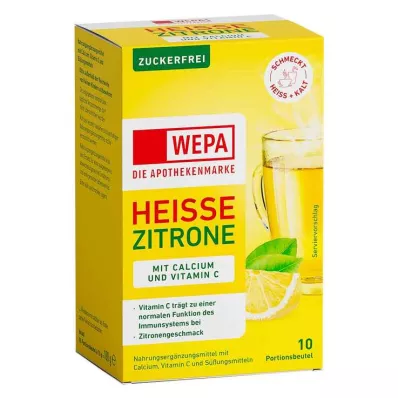 WEPA Karstais citrons+Vit.C+Kalcijs bez cukura, 10X10 g