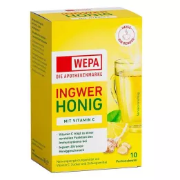 WEPA Ingvera + medus + C vitamīna pulveris, 10X10 g