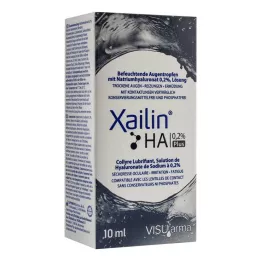 XAILIN HA 0,2% Plus acu pilieni, 10 ml