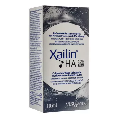 Xailin HA 0,2% Plus acu pilieni, 10 ml Xailin HA 0,2% Plus acu pilieni, 10 ml