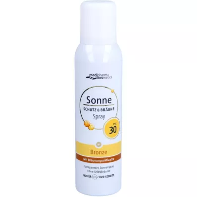 SONNE SCHUTZ &amp; Bronzas iedeguma aerosols LSF 30, 150 ml