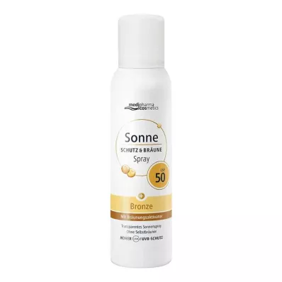 SONNE SCHUTZ & Bronzas iedeguma aerosols LSF 50, 150 ml SONNE SCHUTZ & Bronzas iedeguma aerosols LSF 50, 150 ml