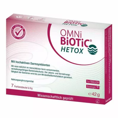 OMNI BiOTiC HETOX Pulvera maisiņš, 7X6 g