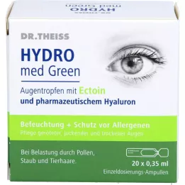 DR.THEISS Hydro med Green acu pilieni vienas devas amp., 20X0,35 ml