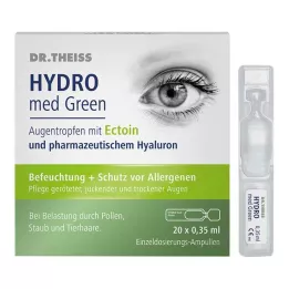 DR.THEISS Hydro med Green acu pilieni vienas devas amp., 20X0,35 ml