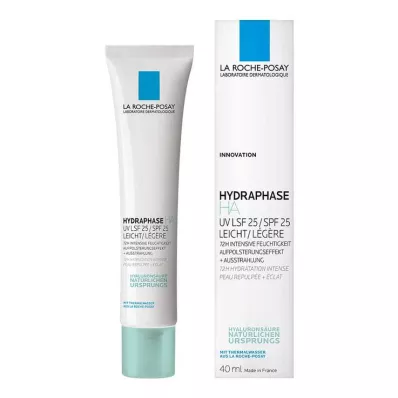 La Roche Posay Hydraphase HA UV gaišais krēms LSF 25, 40 ml La Roche Posay Hydraphase HA UV gaišais krēms LSF 25, 40 ml