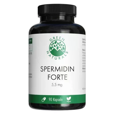 GREEN NATURALS Spermidine Forte 5,5 mg vegānu kapsulas, 90 gab