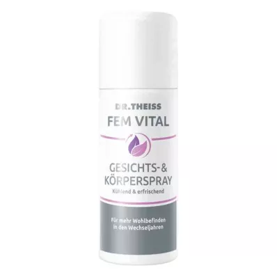 DR.THEISS FEM VITAL Sejas aerosols & Ķermeņa aerosols, 50 ml DR.THEISS FEM VITAL Sejas aerosols & Ķermeņa aerosols, 50 ml