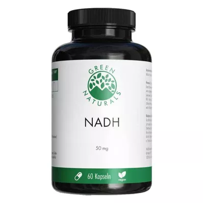 Green Naturals Nadh vegānas un lielu devu kapsulas, 60 gab Green Naturals Nadh vegānas un lielu devu kapsulas, 60 gab