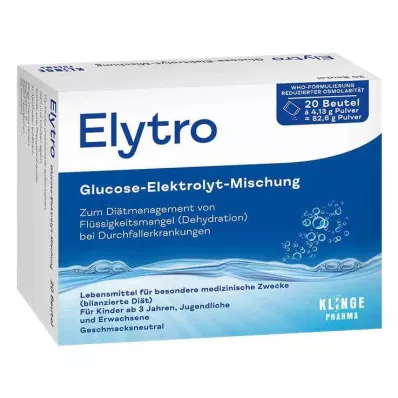 Elytro pulveris šķīduma iekšķīgai lietošanai pagatavošanai, 20 gab Elytro pulveris šķīduma iekšķīgai lietošanai pagatavošanai, 20 gab