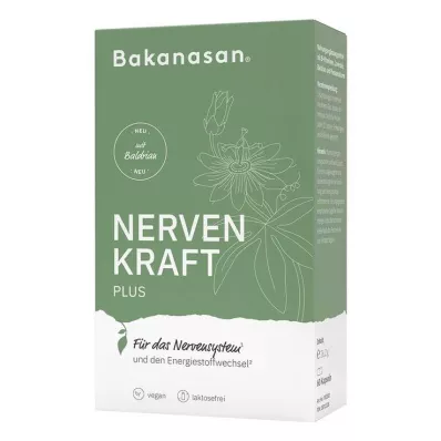 BAKANASAN Nervenkraft Plus kapsulas, 60 kapsulas