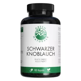 GREEN NATURALS Melnie ķiploki 750mg vegāns Kps, 180 kapsulas
